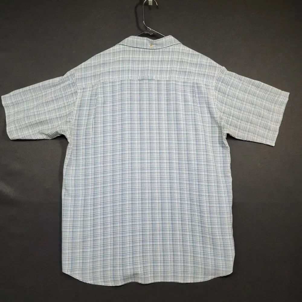 The North Face Men's Short Sleeve Button-up Size XL 59% Modal 41% Poly Blend